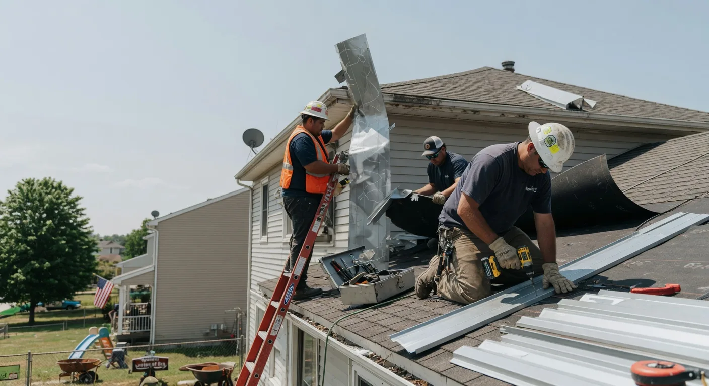 Storm Damage Metal Roof Repair in Lincoln, NH